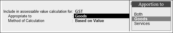 GST Sale of a Composite Supply in Tally.ERP9